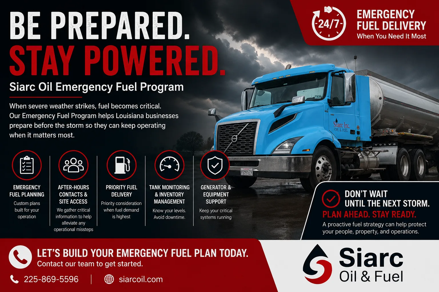 Emergency Fuel Program for Louisiana Businesses