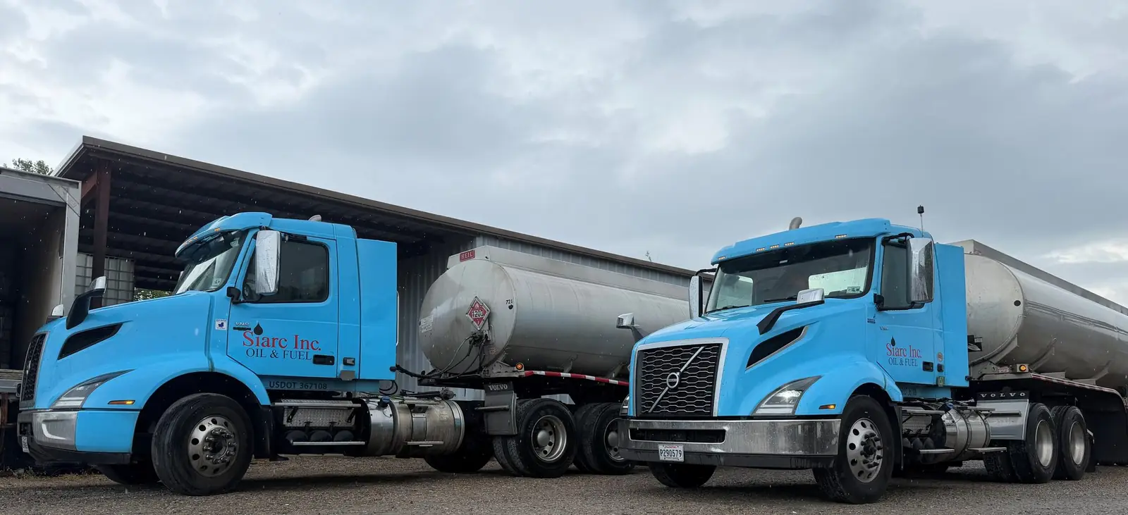 Siarc fuel tankers staged at the Gramercy terminal